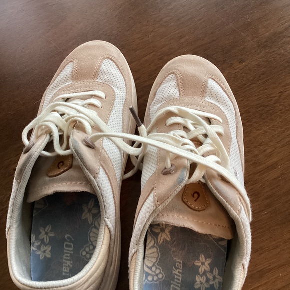 Olukai kilea women’s sneaker in tan sz7.5 - Picture 9 of 9